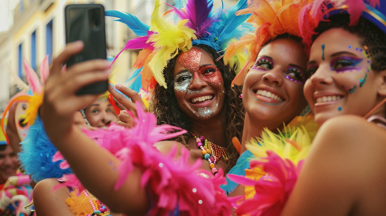 Estratégias de vendas no Carnaval com foco em e-commerce e redes sociais.